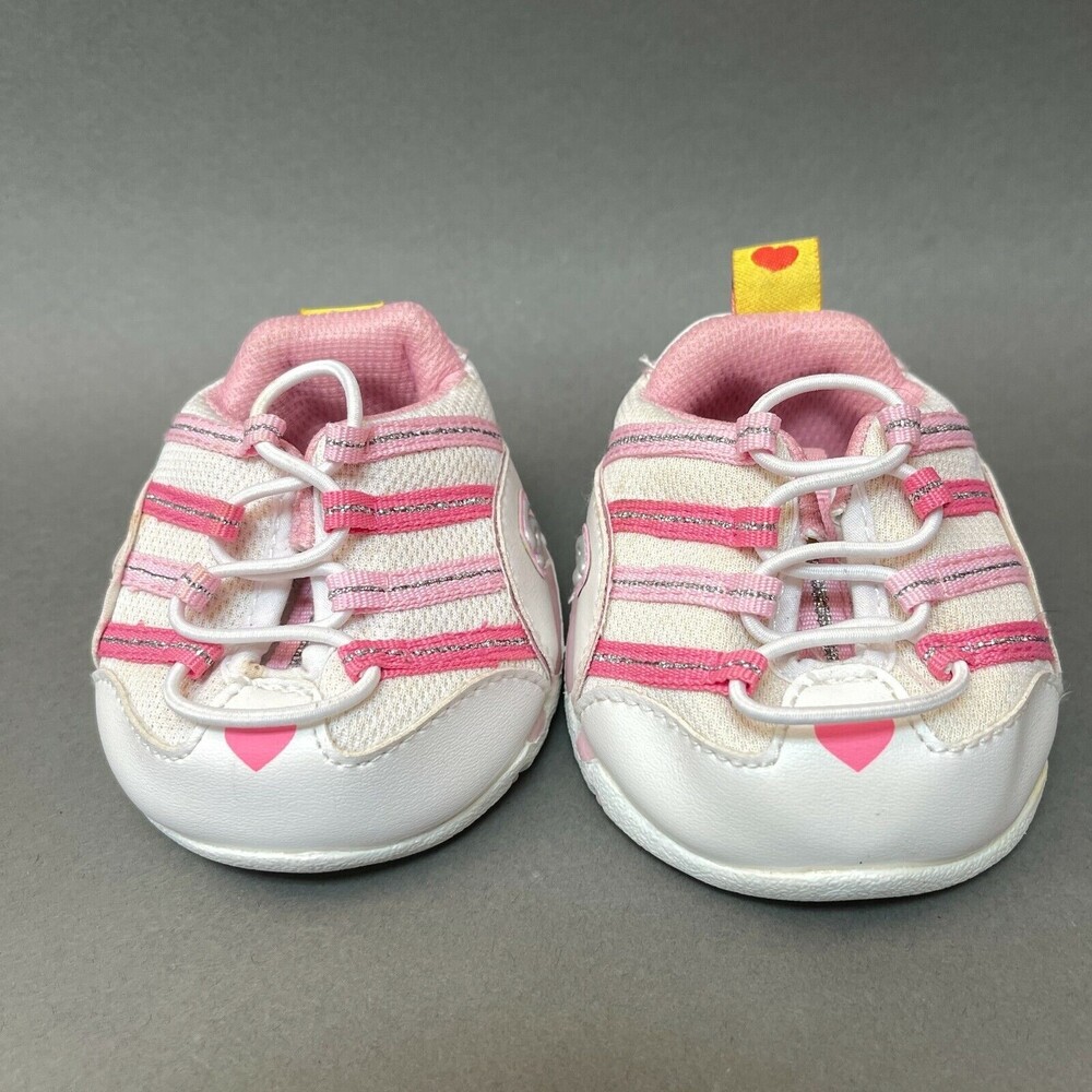 Build a Bear Workshop BABW Skechers Tennis Shoes Pink White